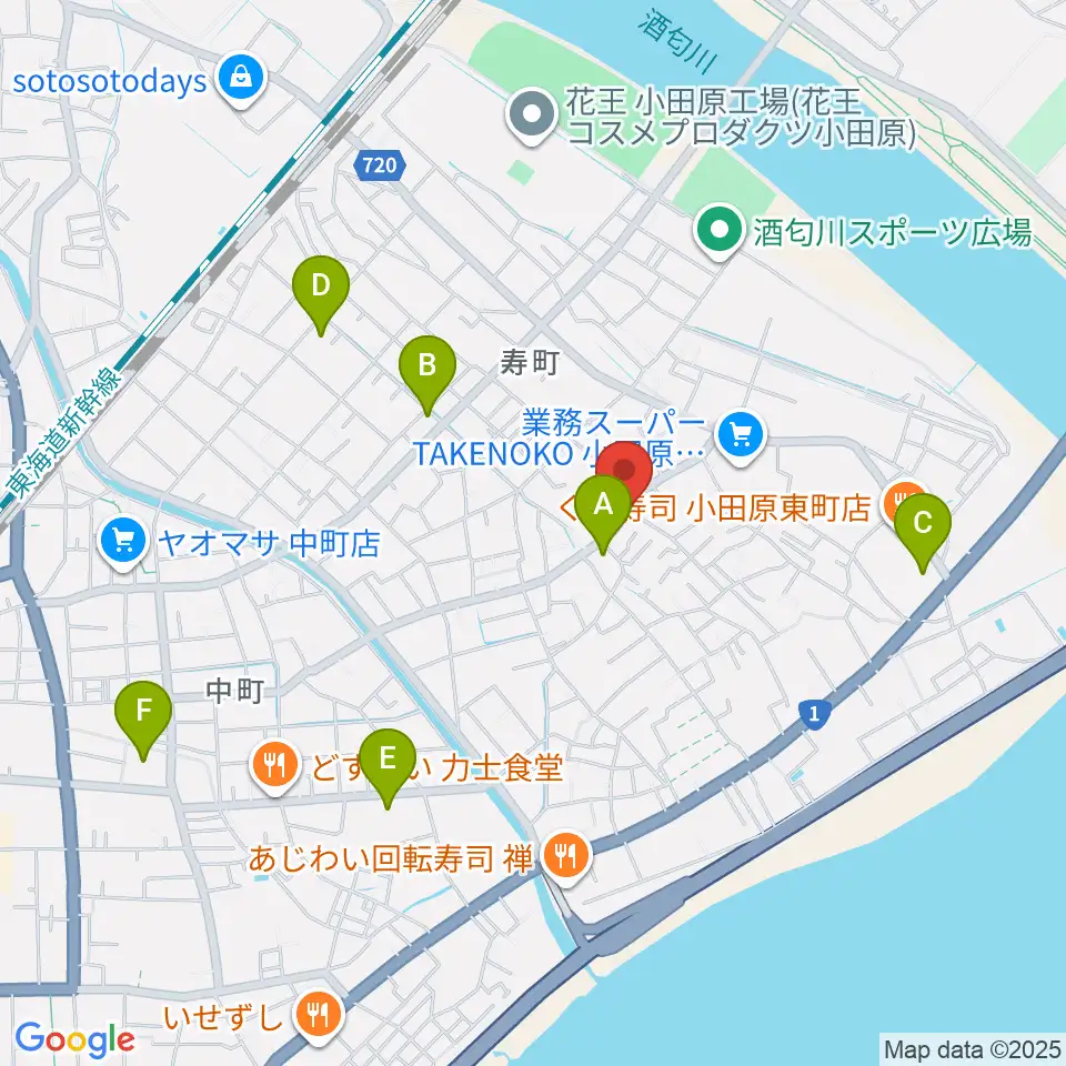 Miura Guitar Repair Workshop周辺のコンビニエンスストア一覧地図
