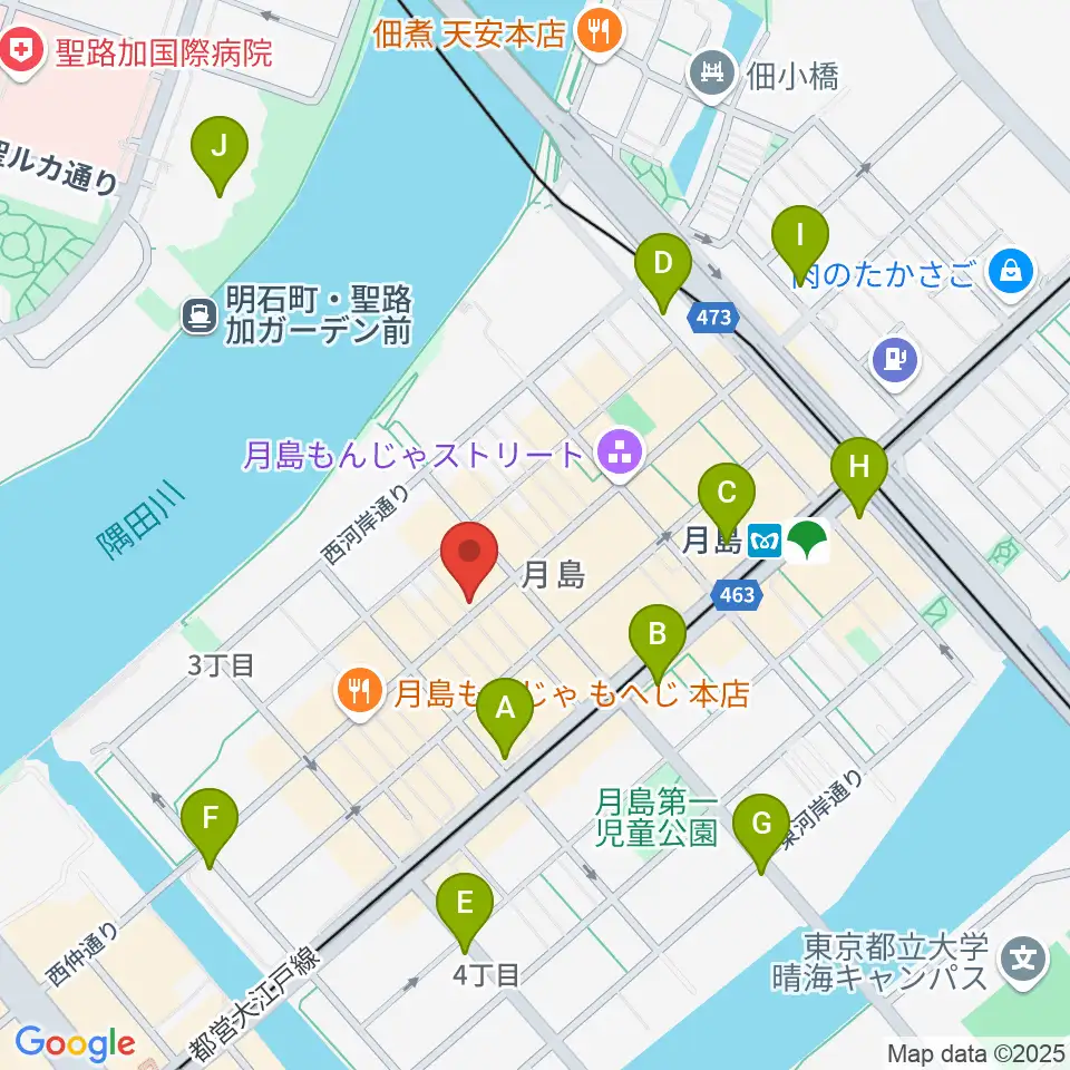 スタジオワンダーウォール周辺のコンビニエンスストア一覧地図