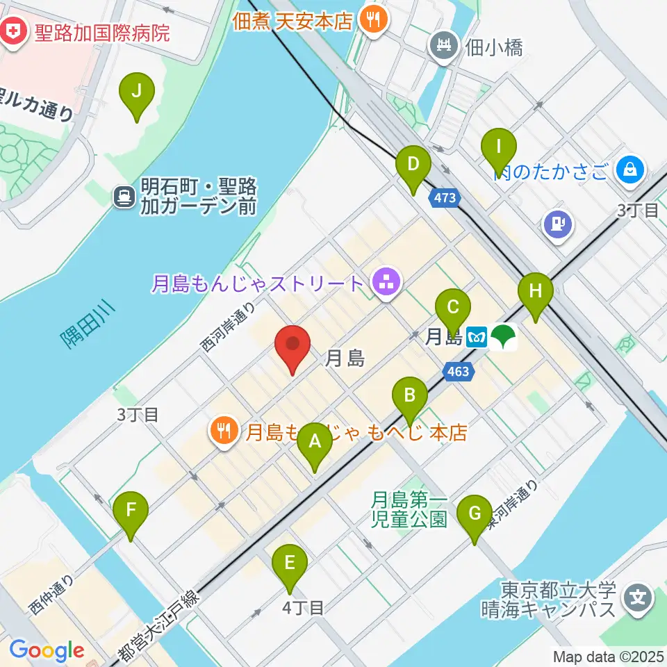 スタジオワンダーウォール周辺のコンビニエンスストア一覧地図