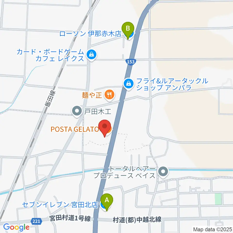 テガミスタジオ周辺のコンビニエンスストア一覧地図