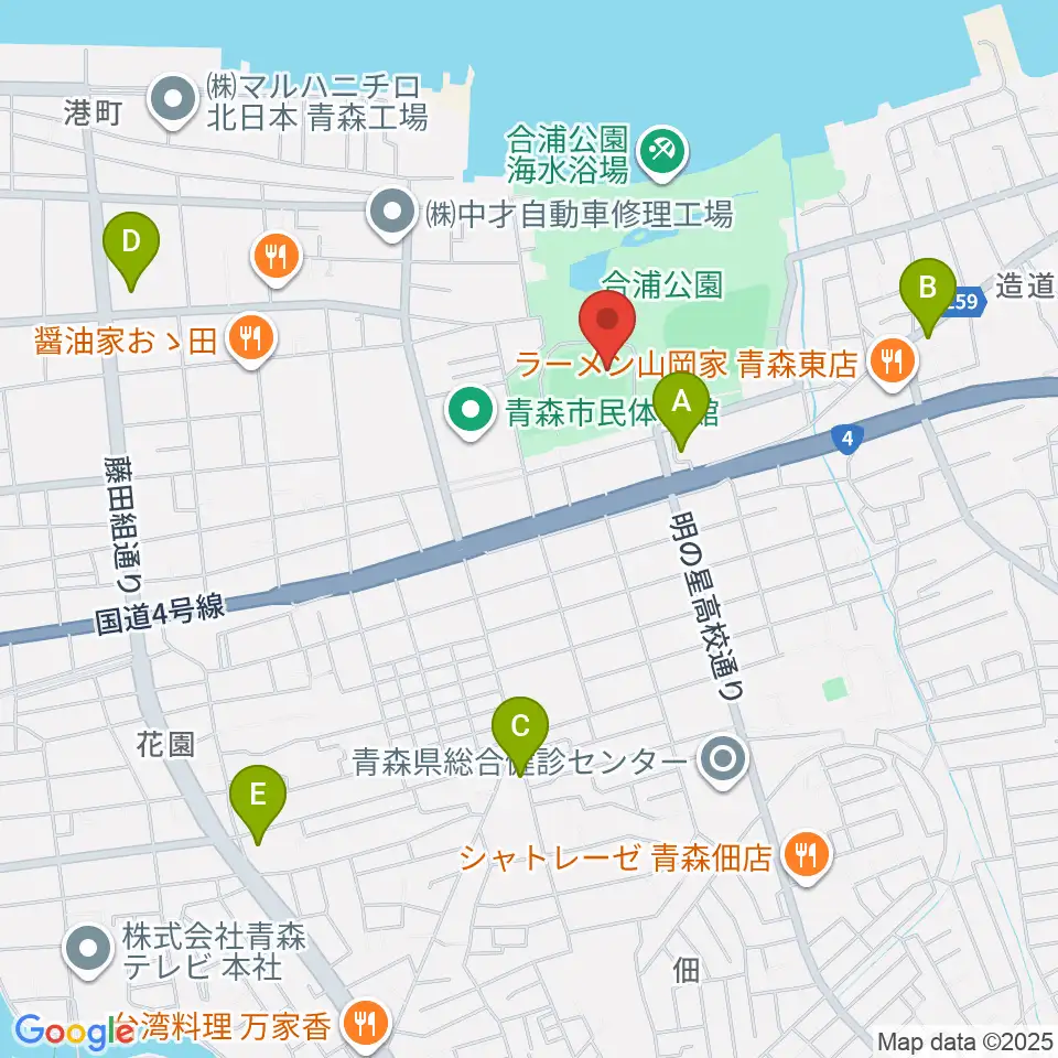 ダイシンベースボールスタジアム周辺のコンビニエンスストア一覧地図
