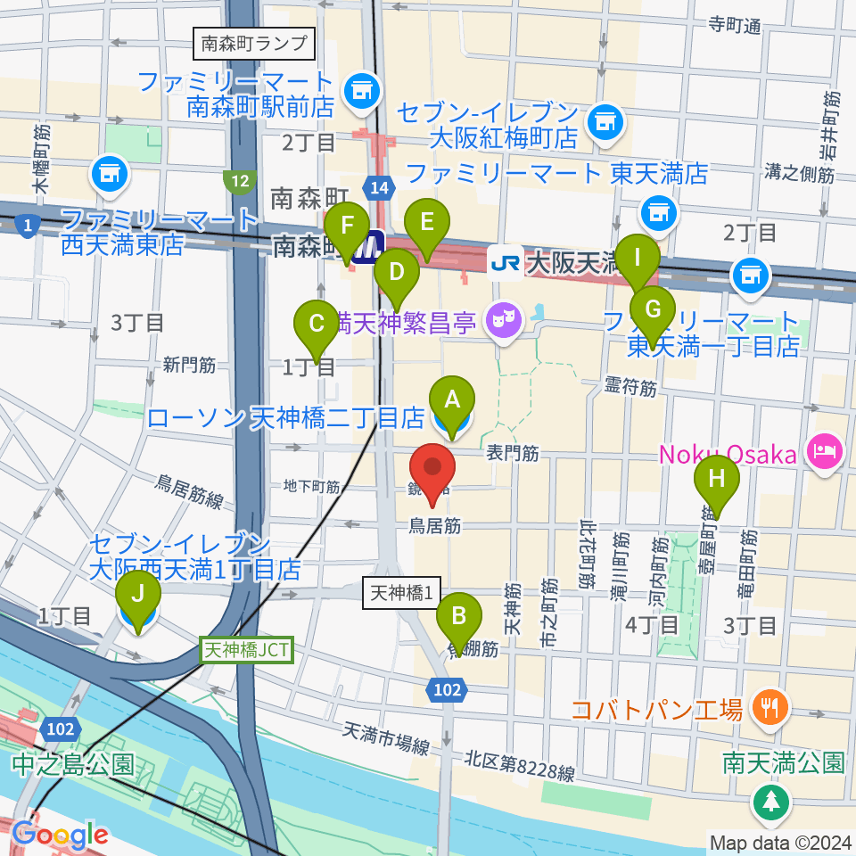 K9 music school周辺のコンビニエンスストア一覧地図