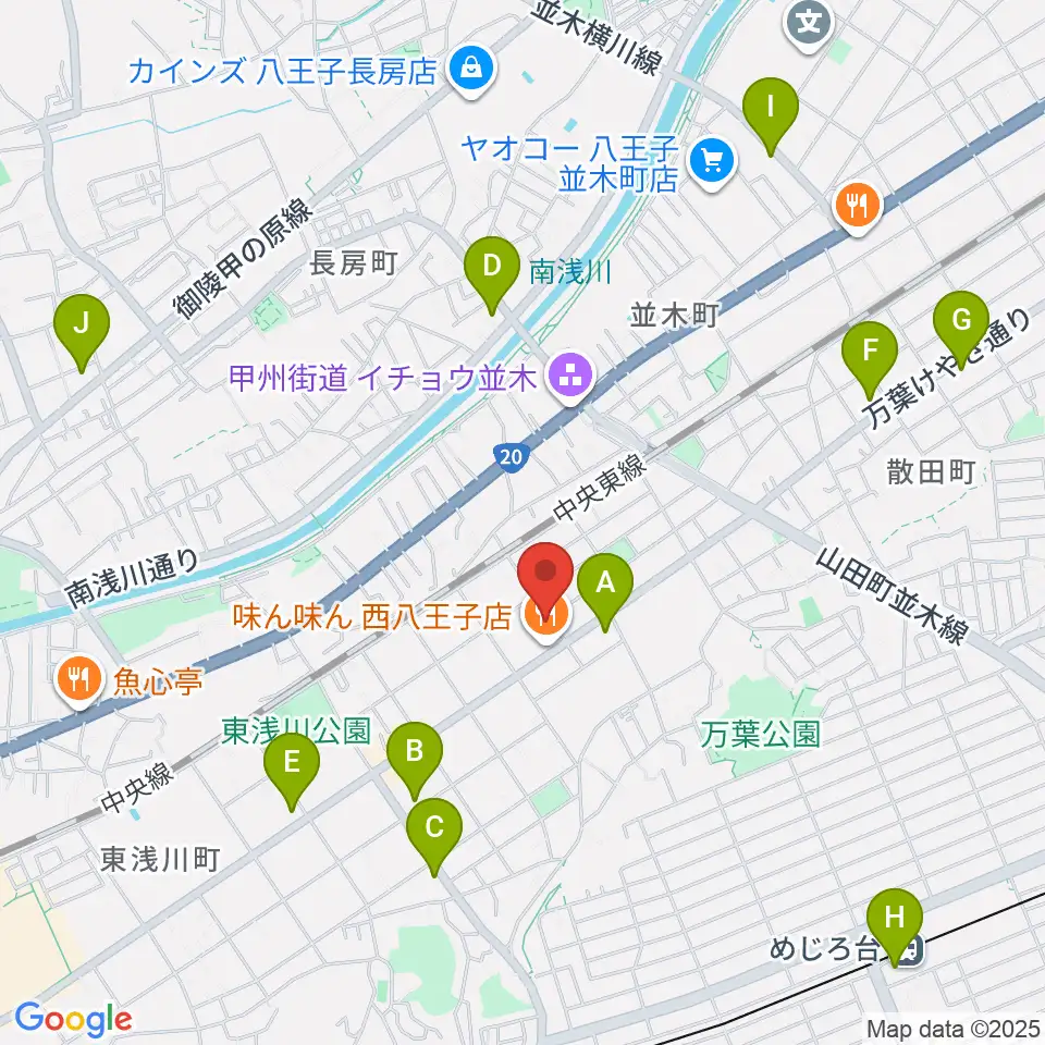 おんがく教室ここのね周辺のコンビニエンスストア一覧地図