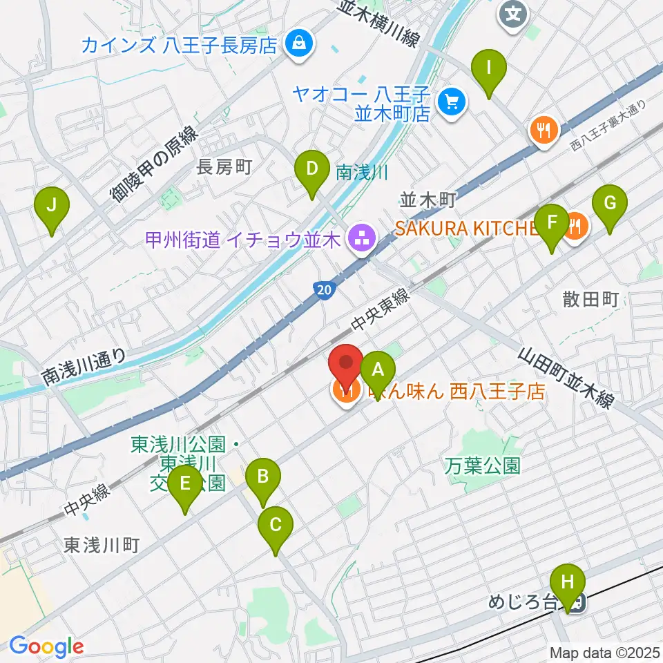 おんがく教室ここのね周辺のコンビニエンスストア一覧地図