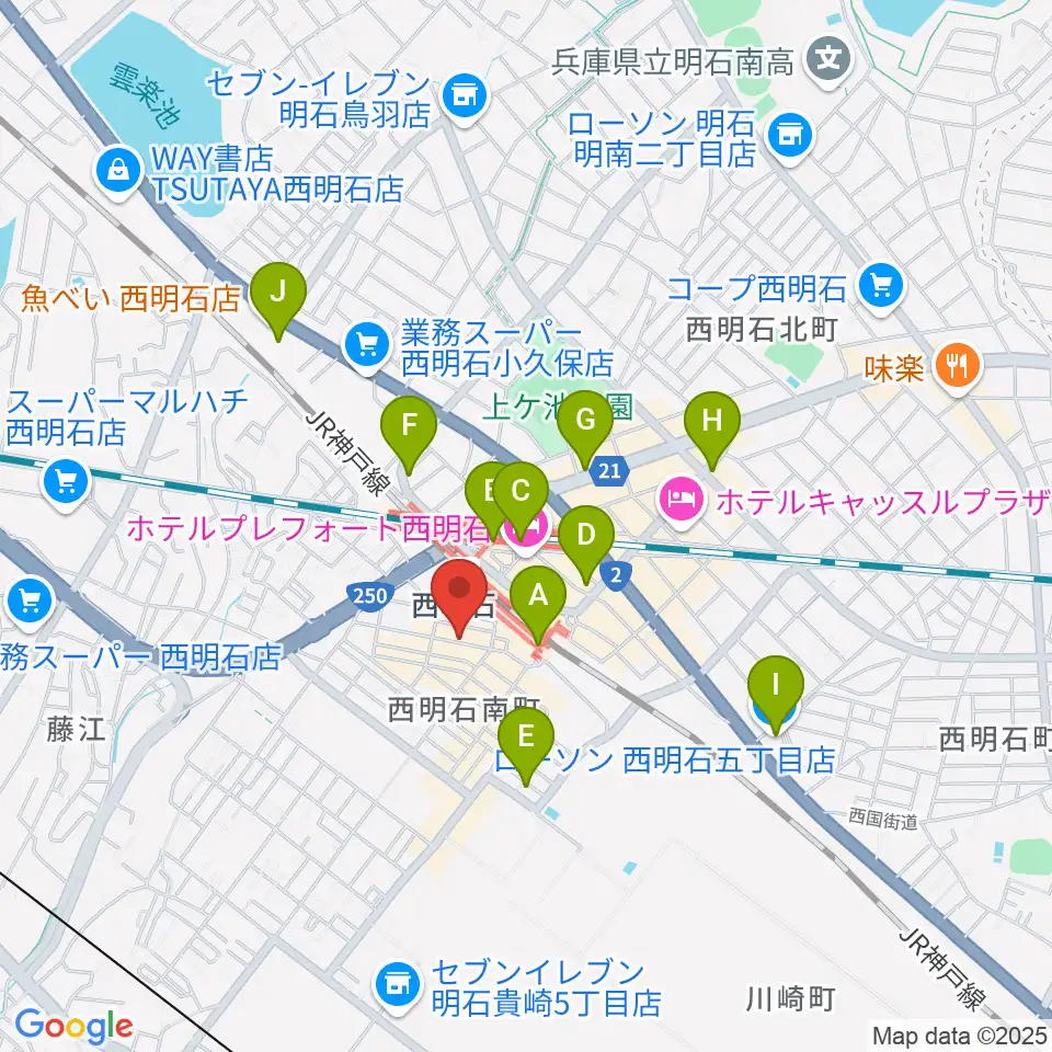 studio9th周辺のコンビニエンスストア一覧地図