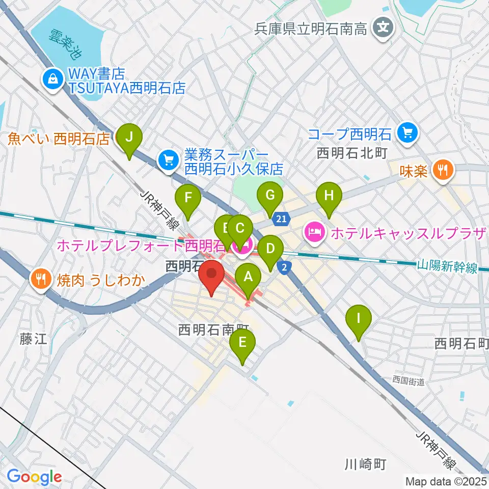 studio9th周辺のコンビニエンスストア一覧地図
