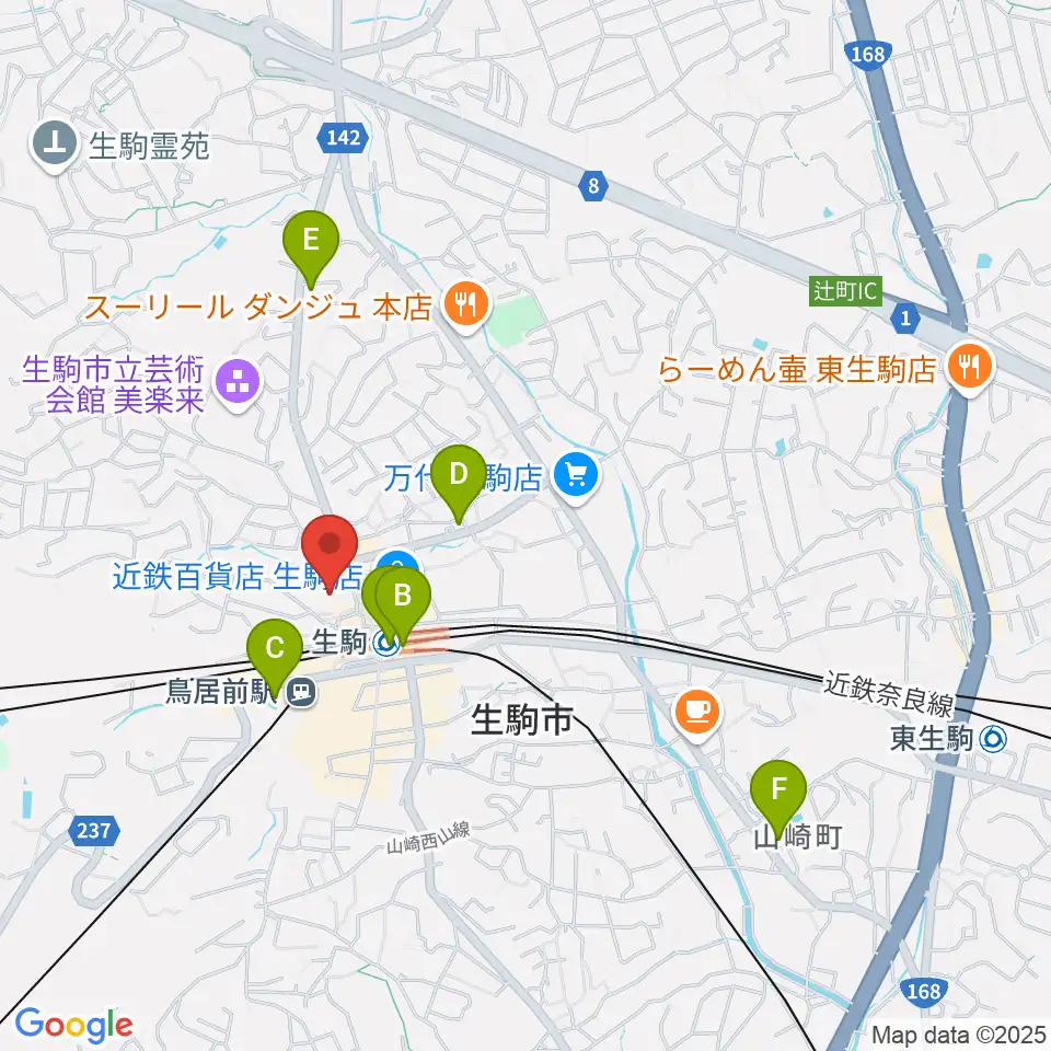 たけまるホール周辺のコンビニエンスストア一覧地図