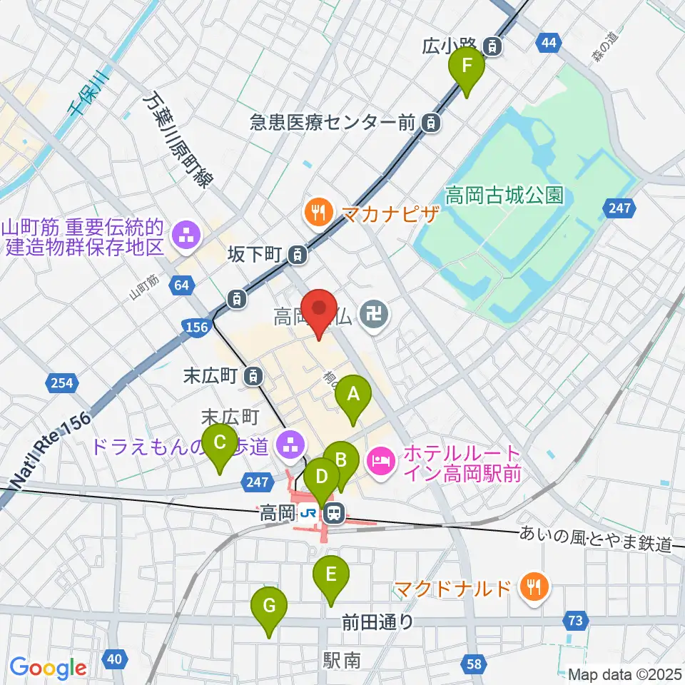 御旅屋座周辺のコンビニエンスストア一覧地図