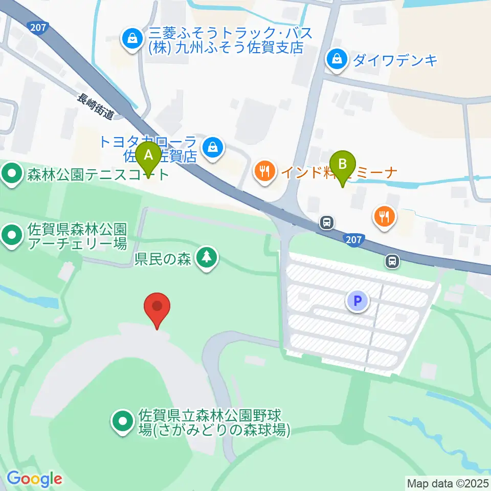 さがみどりの森球場周辺のコンビニエンスストア一覧地図