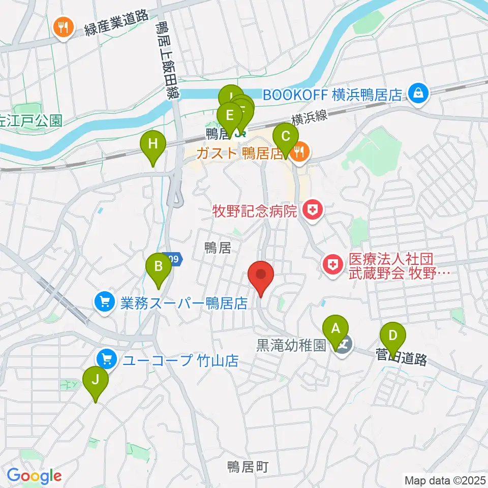 スタジオあぢと周辺のコンビニエンスストア一覧地図