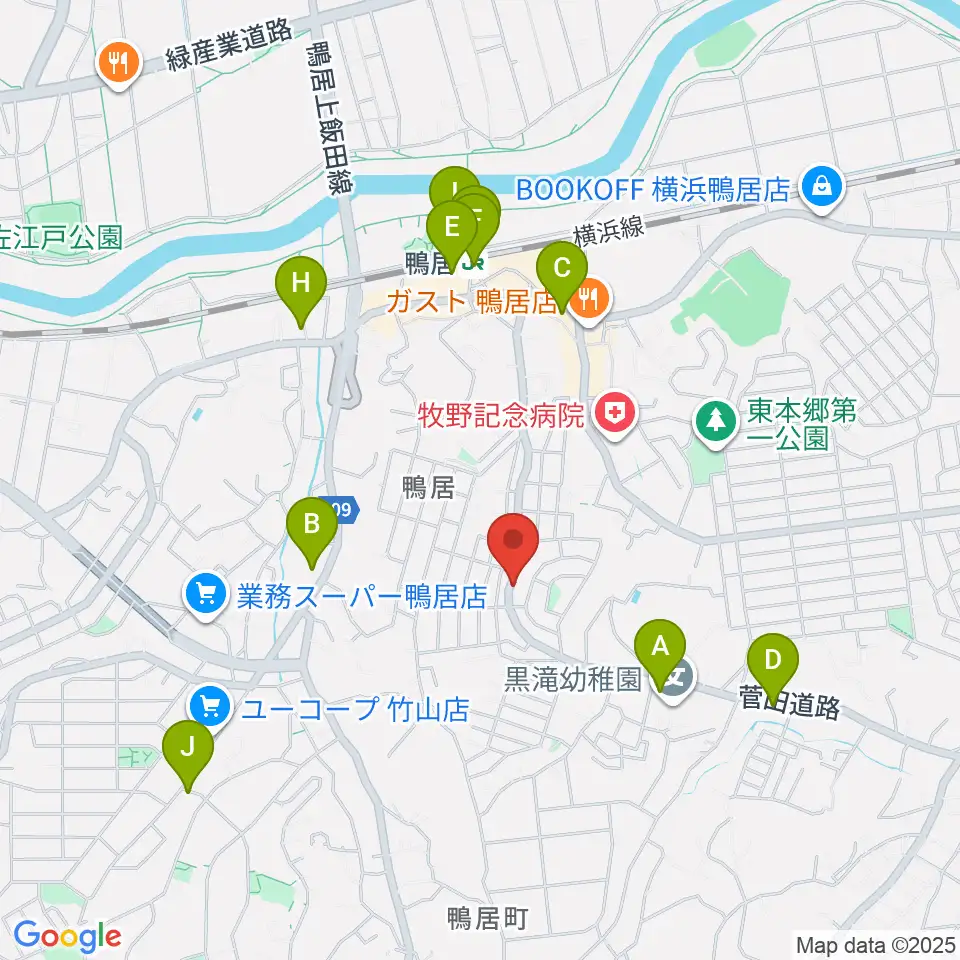 スタジオあぢと周辺のコンビニエンスストア一覧地図