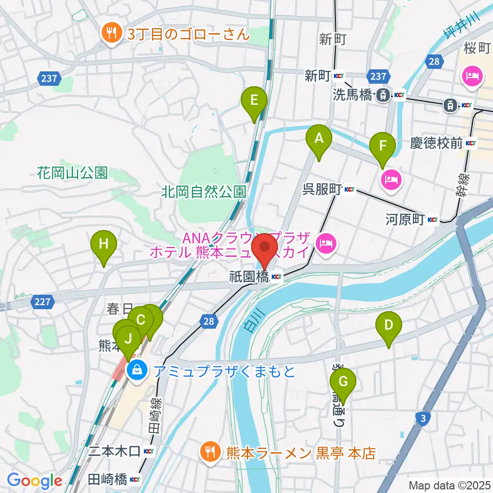 KAZ Guitar Music School周辺のコンビニエンスストア一覧地図