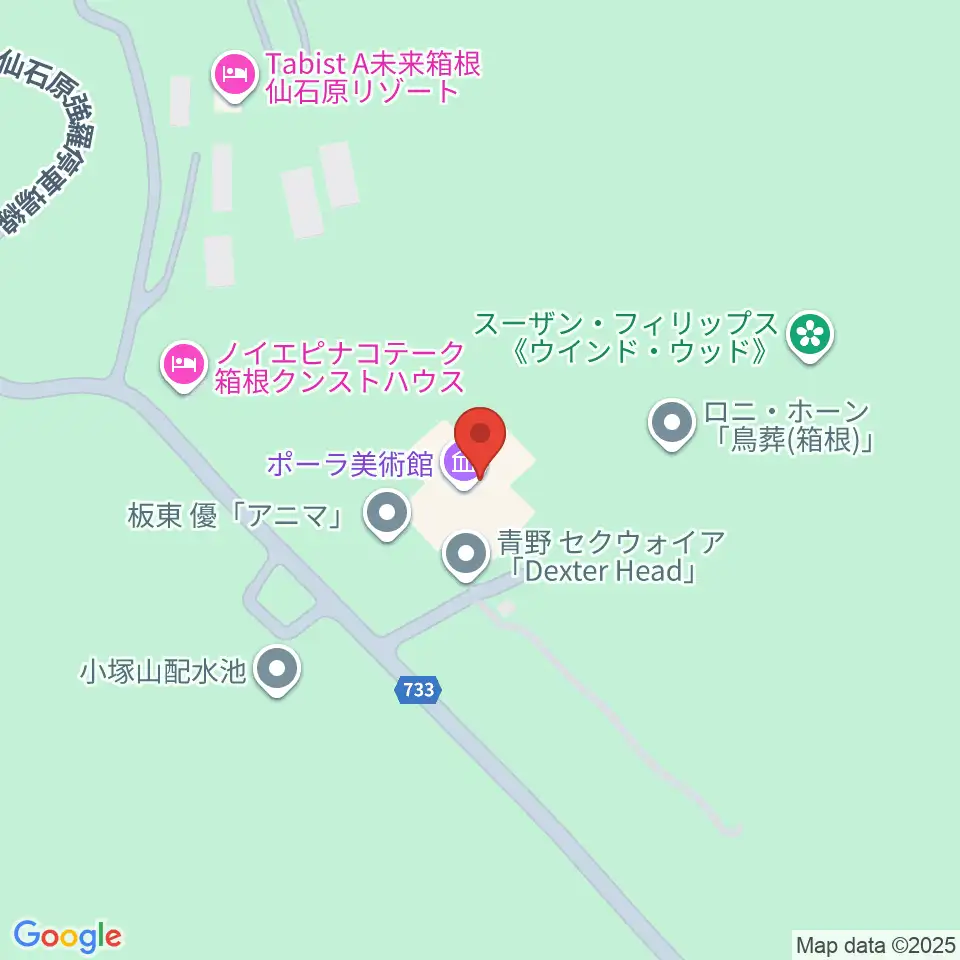 ポーラ美術館周辺のコンビニエンスストア一覧地図
