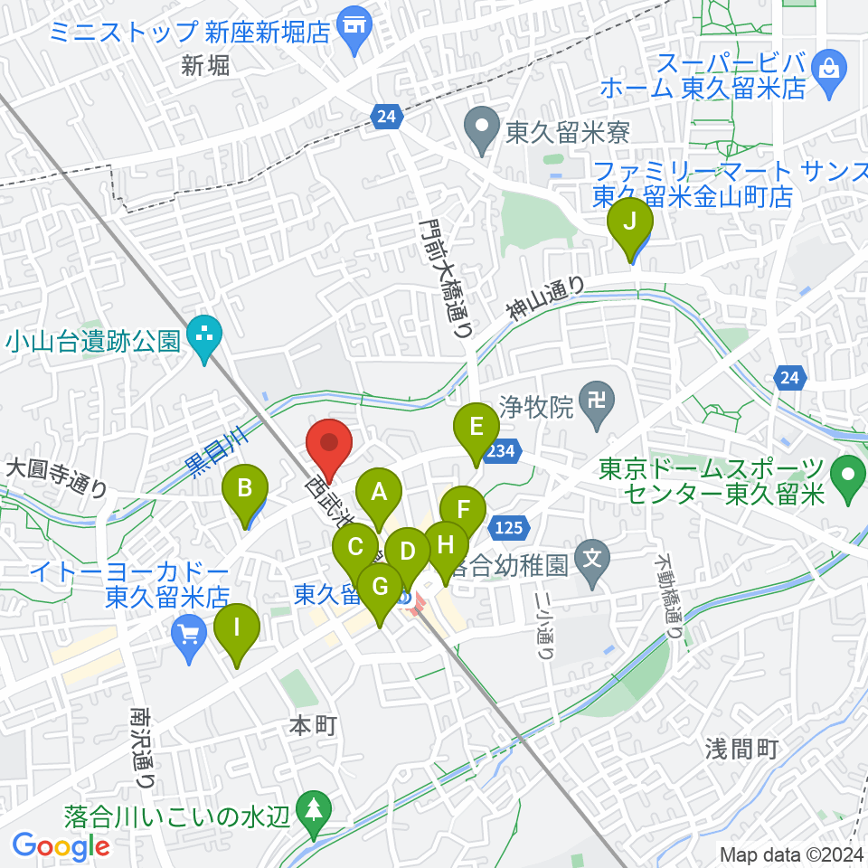 スタジオsus４周辺のコンビニエンスストア一覧地図