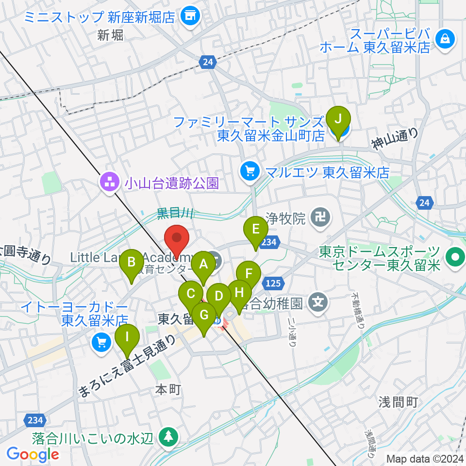 スタジオsus４周辺のコンビニエンスストア一覧地図