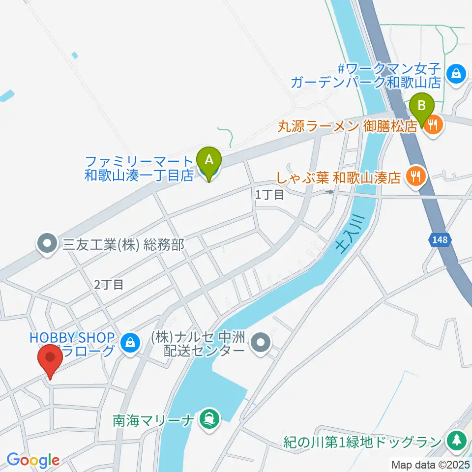 ピノテラス周辺のコンビニエンスストア一覧地図