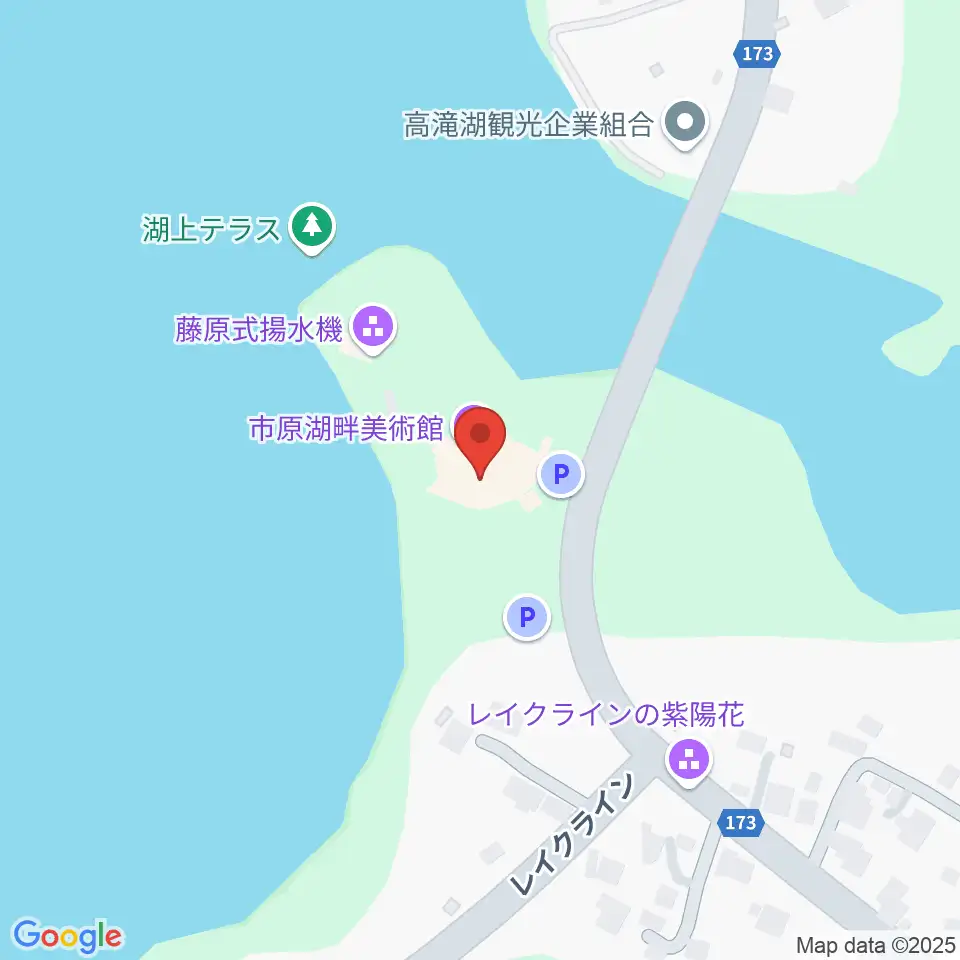 市原湖畔美術館周辺のコンビニエンスストア一覧地図