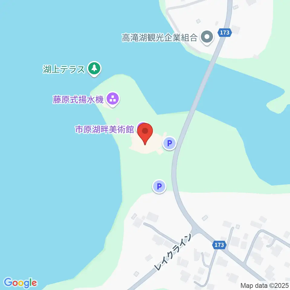 市原湖畔美術館周辺のコンビニエンスストア一覧地図