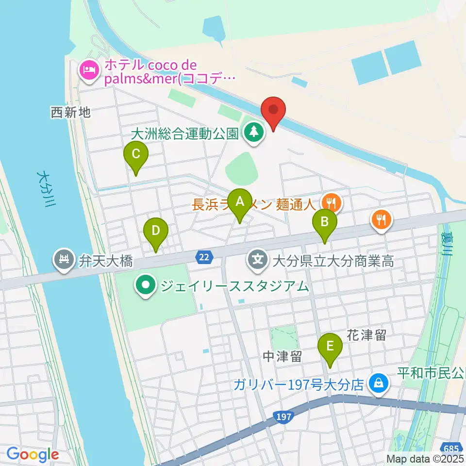 サイクルショップコダマ大洲アリーナ周辺のコンビニエンスストア一覧地図