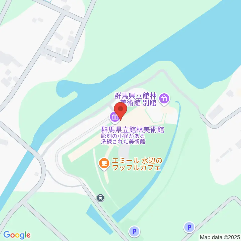 群馬県立館林美術館周辺のコンビニエンスストア一覧地図