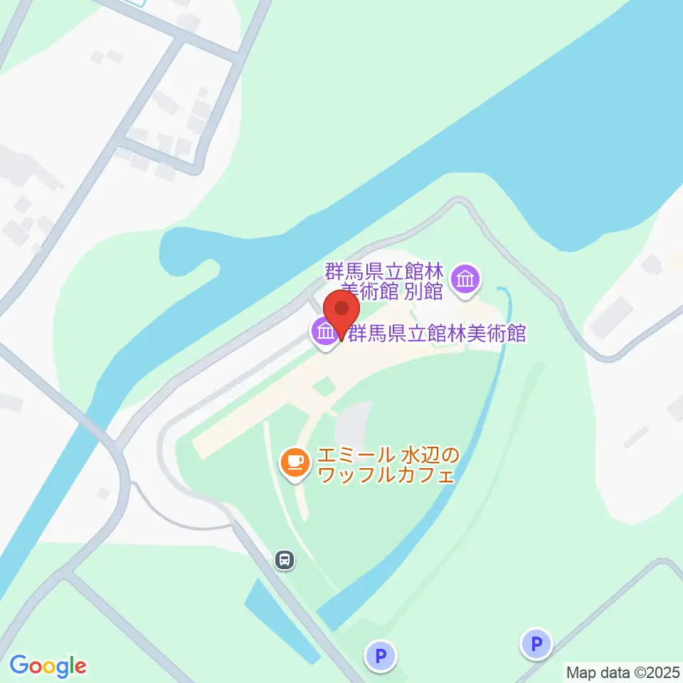 群馬県立館林美術館周辺のコンビニエンスストア一覧地図