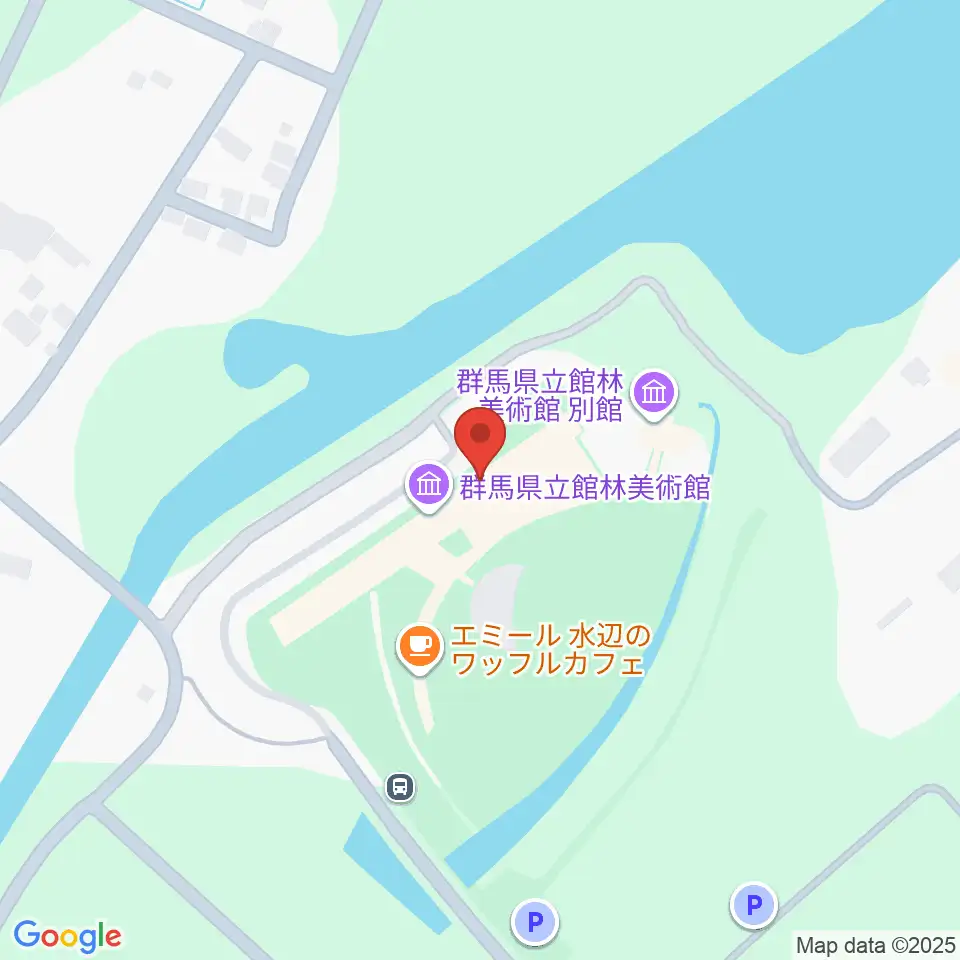 群馬県立館林美術館周辺のコンビニエンスストア一覧地図