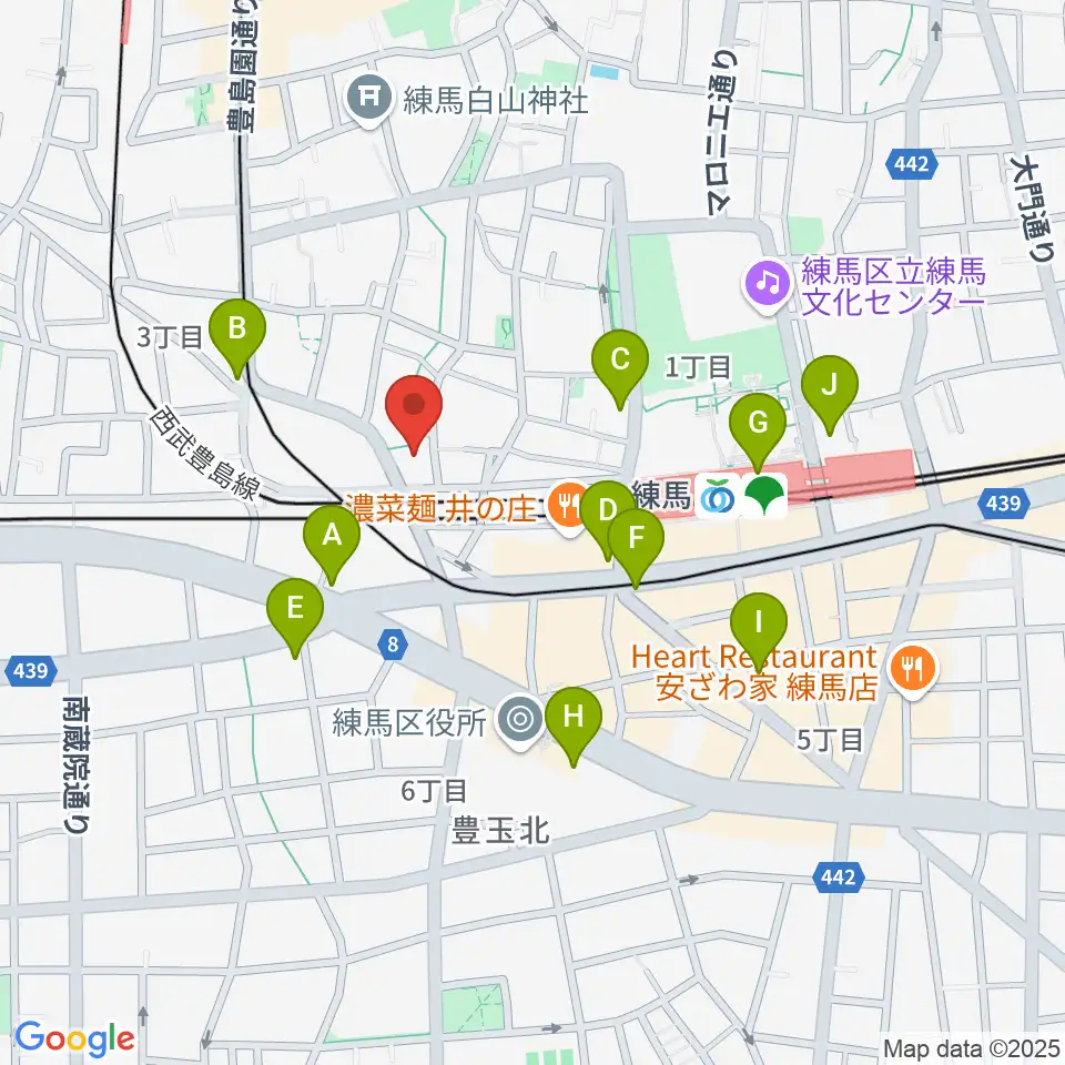 スタジオクレフ周辺のコンビニエンスストア一覧地図