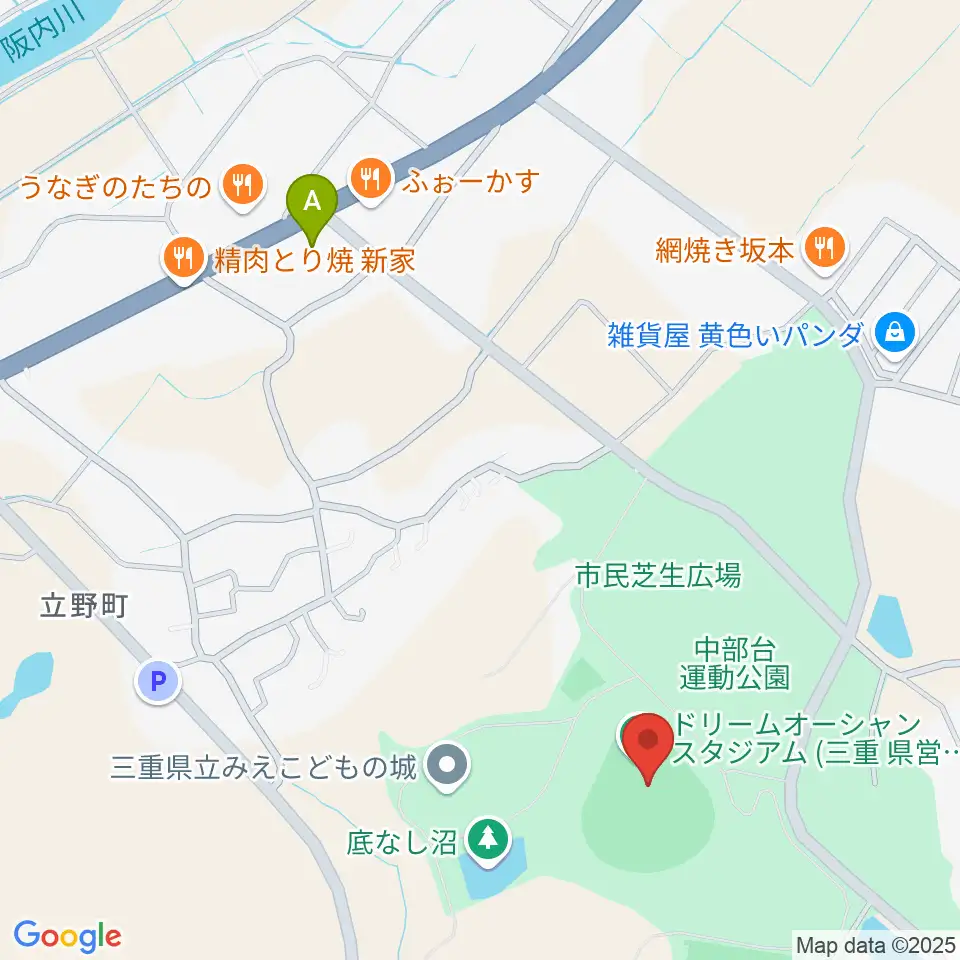 ドリームオーシャンスタジアム周辺のコンビニエンスストア一覧地図