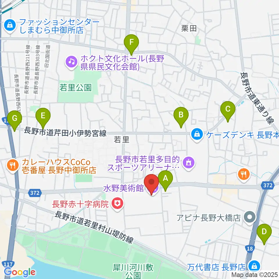 水野美術館周辺のコンビニエンスストア一覧地図