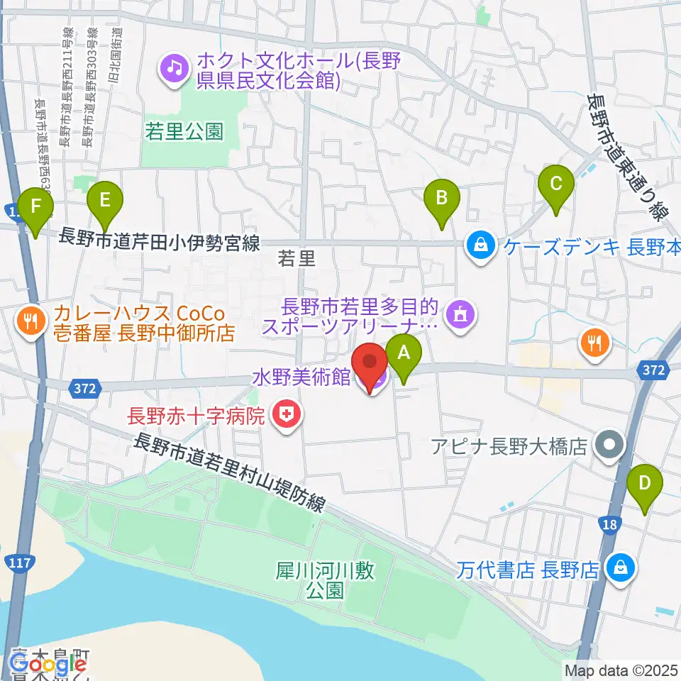 水野美術館周辺のコンビニエンスストア一覧地図