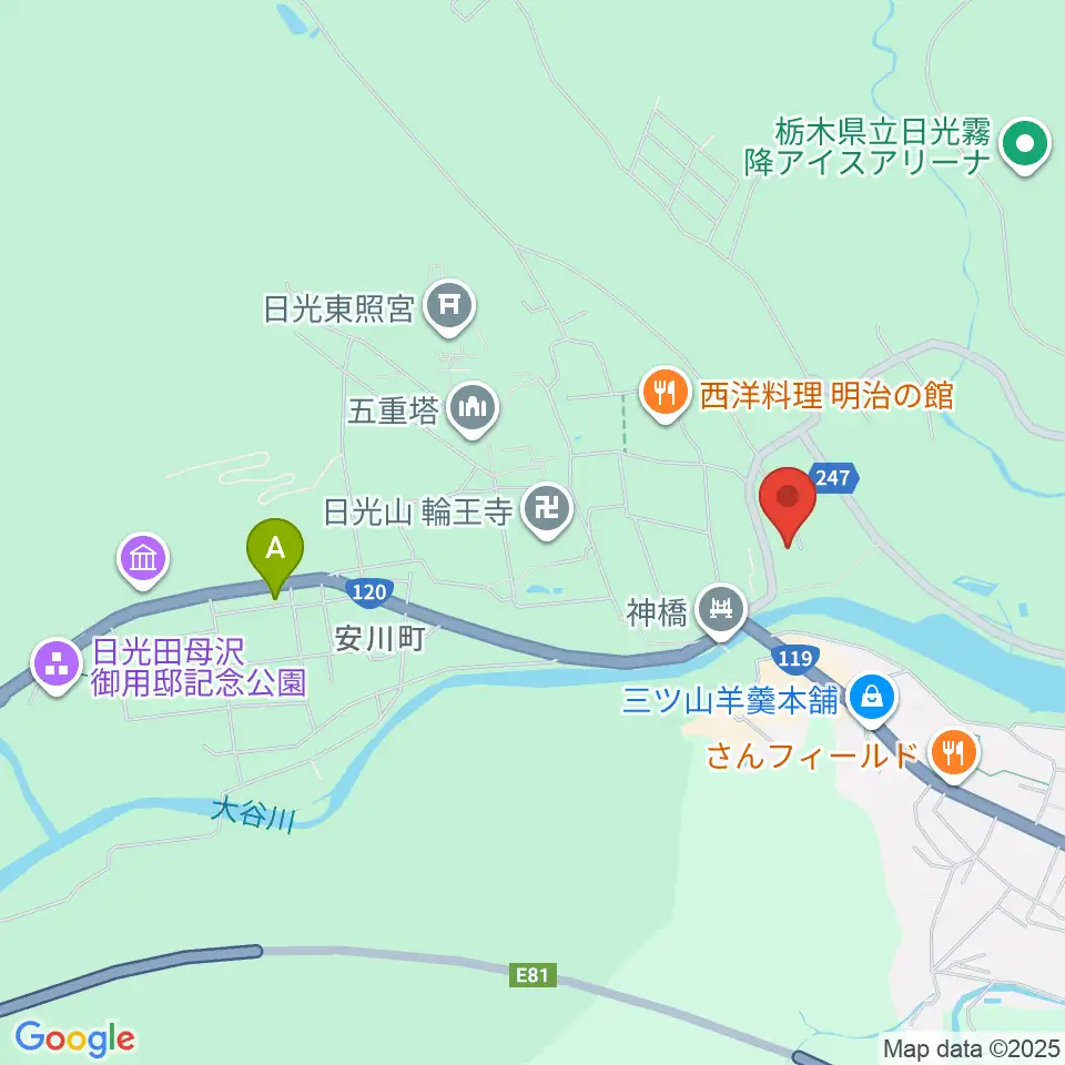 小杉放菴記念美術館周辺のコンビニエンスストア一覧地図