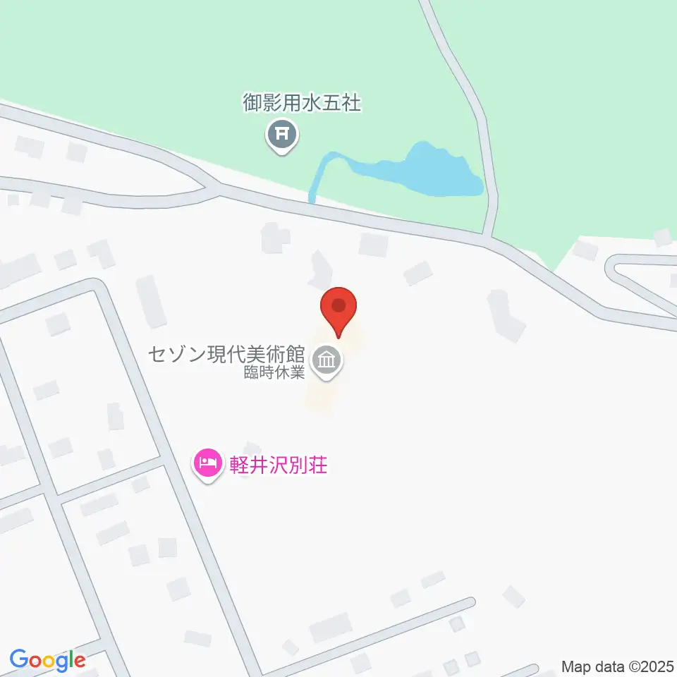 セゾン現代美術館周辺のコンビニエンスストア一覧地図