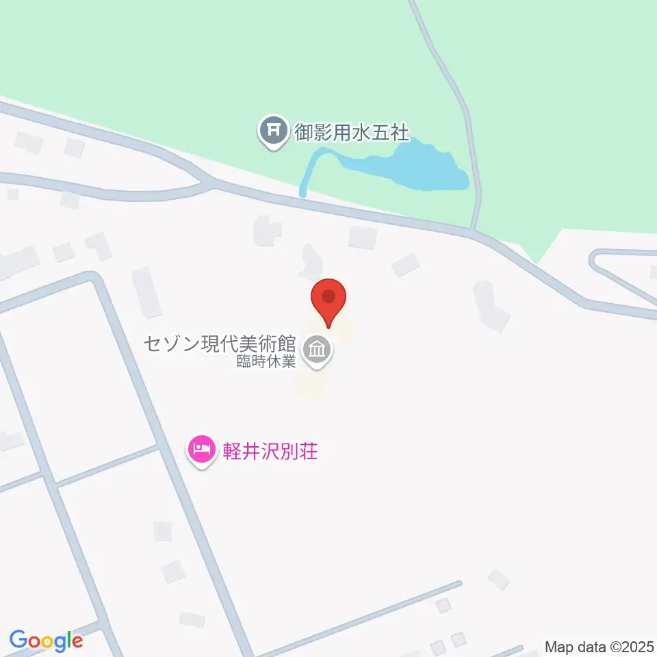 セゾン現代美術館周辺のコンビニエンスストア一覧地図