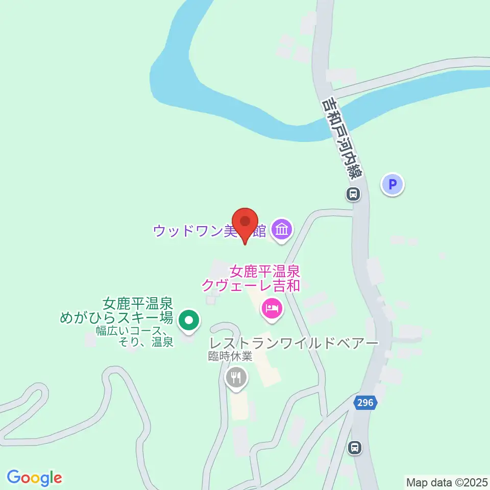 ウッドワン美術館周辺のコンビニエンスストア一覧地図