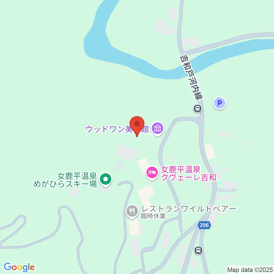ウッドワン美術館周辺のコンビニエンスストア一覧地図