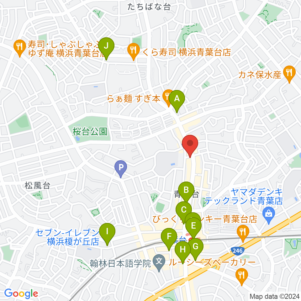 スタジオローズ周辺のコンビニエンスストア一覧地図