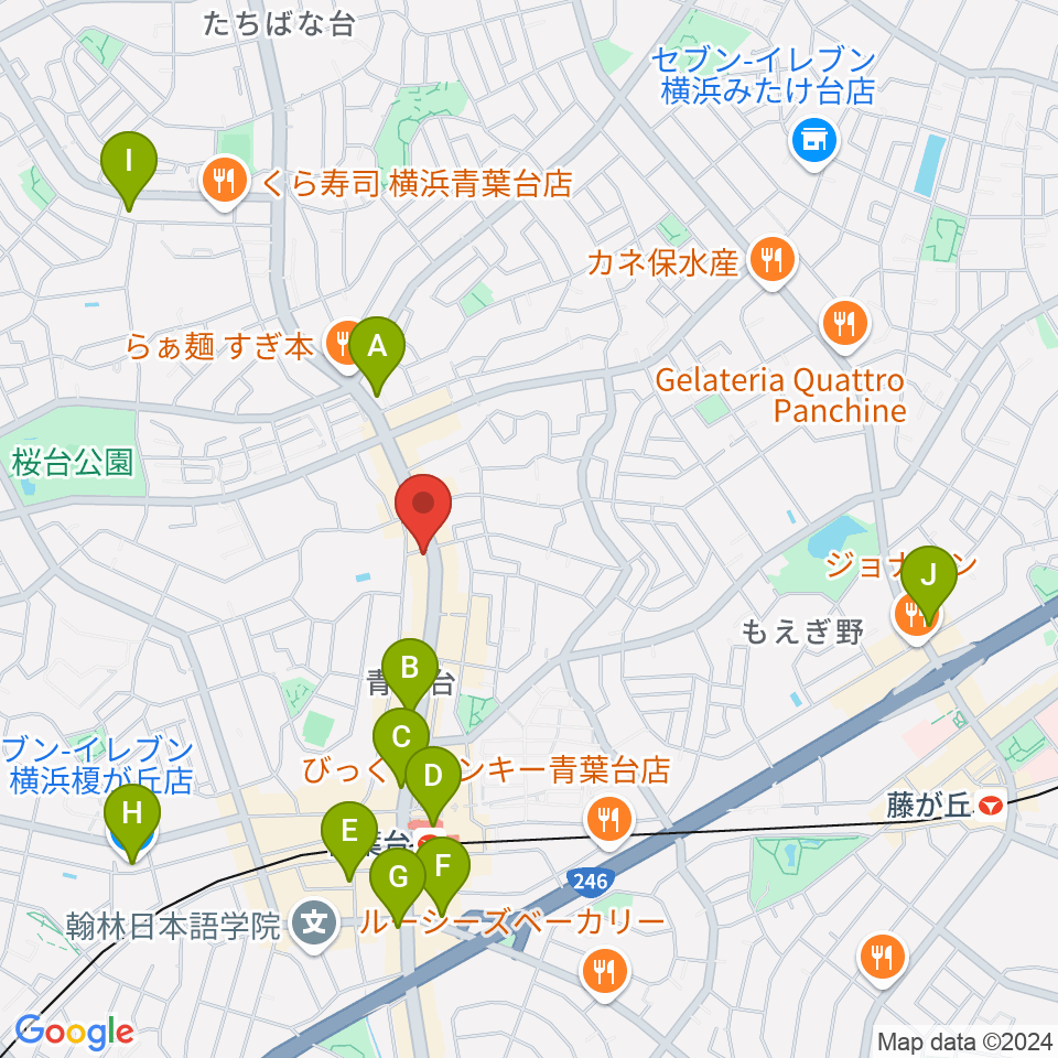 スタジオローズ周辺のコンビニエンスストア一覧地図