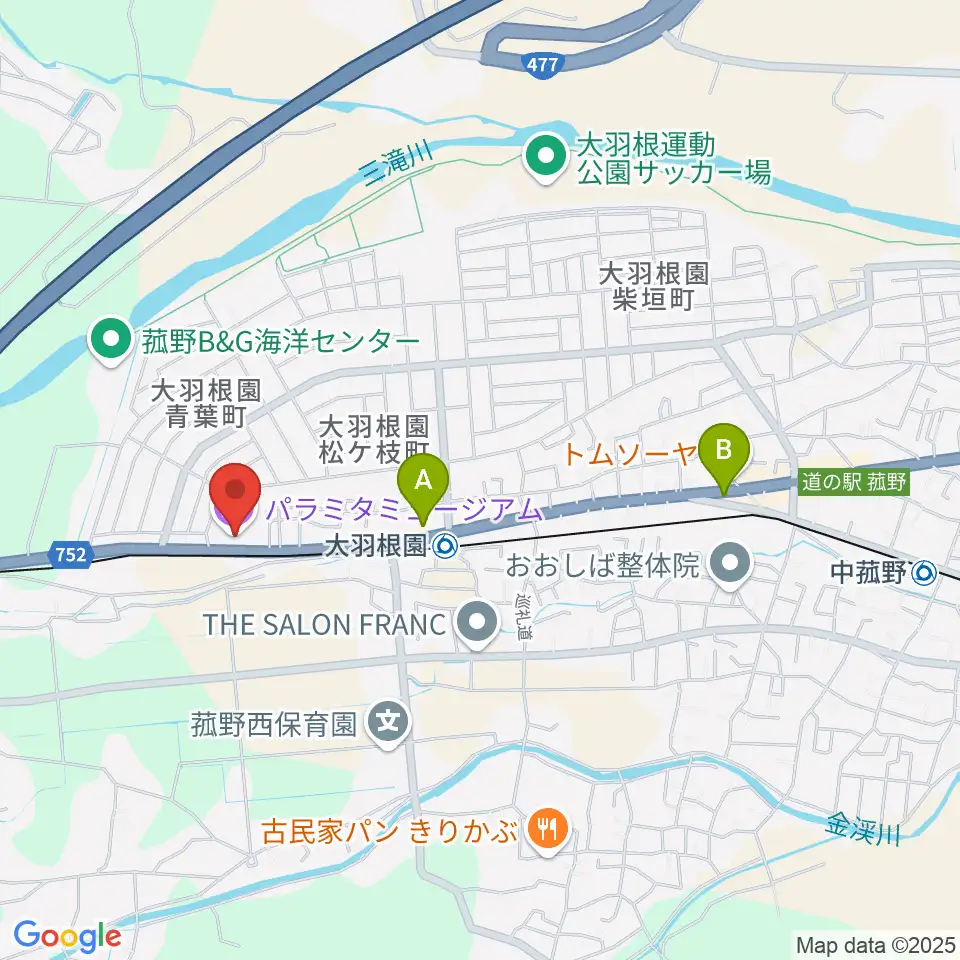 パラミタミュージアム周辺のコンビニエンスストア一覧地図