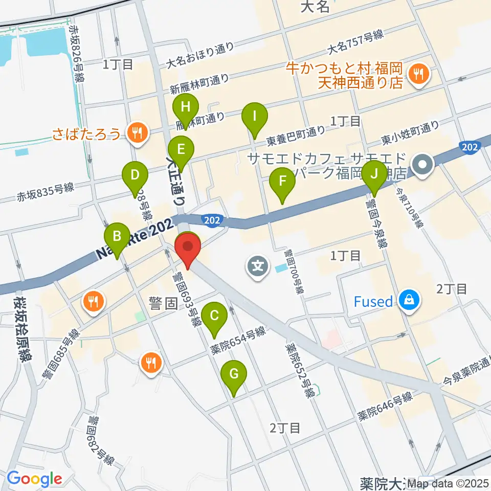 ピアノサロンKEGO周辺のコンビニエンスストア一覧地図