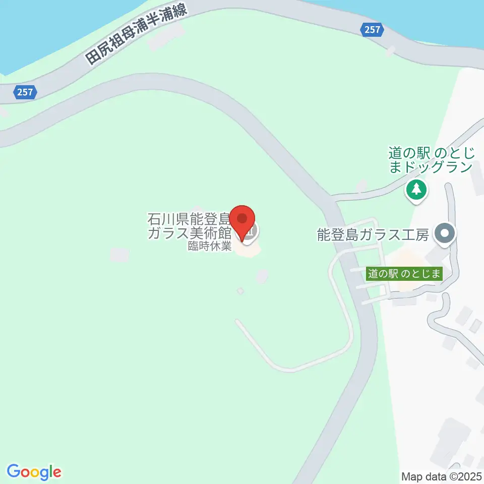 石川県能登島ガラス美術館周辺のコンビニエンスストア一覧地図