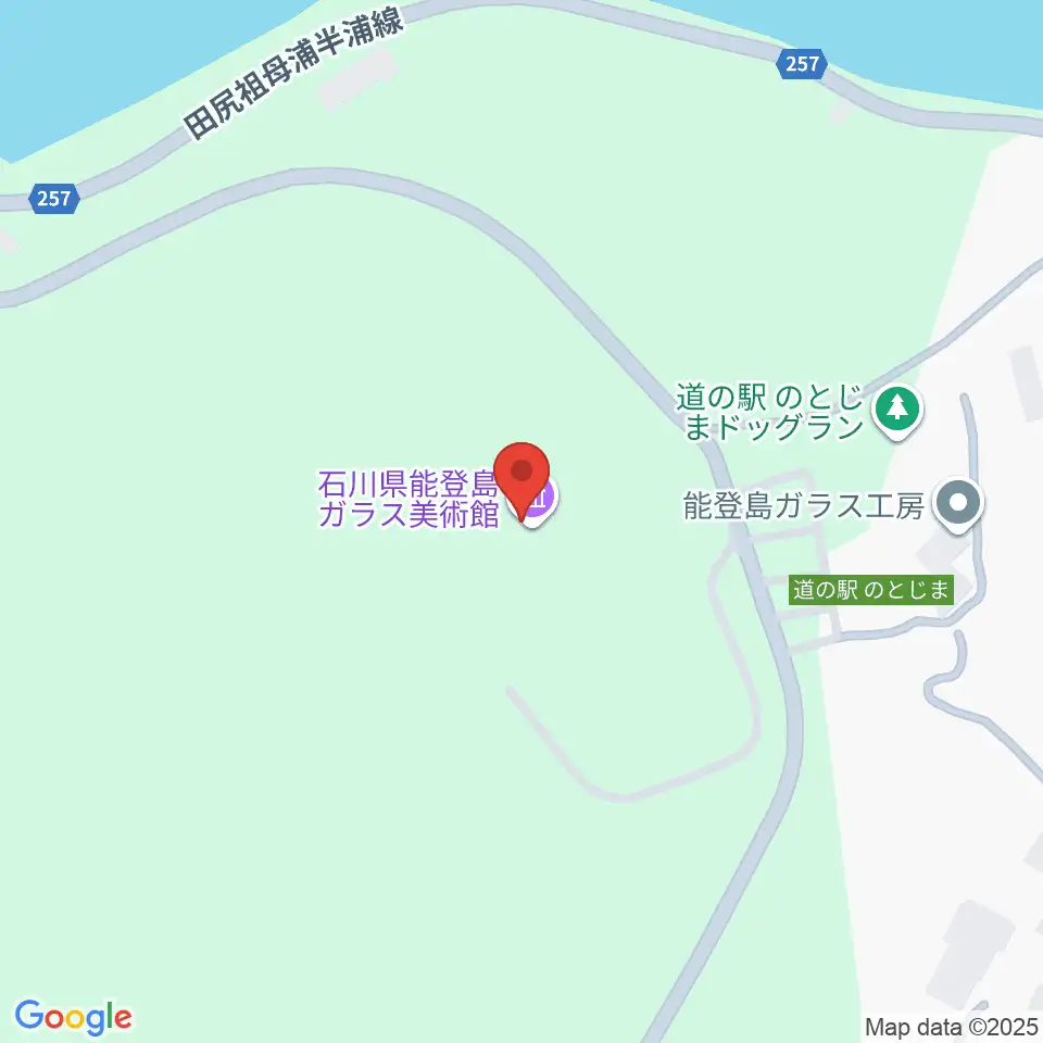 石川県能登島ガラス美術館周辺のコンビニエンスストア一覧地図