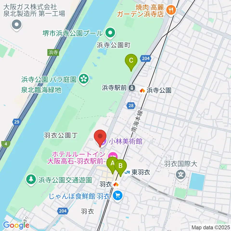 小林美術館周辺のコンビニエンスストア一覧地図