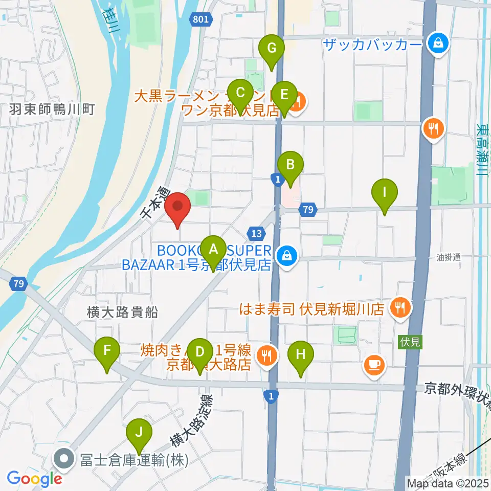 スタジオ・ウイット周辺のコンビニエンスストア一覧地図