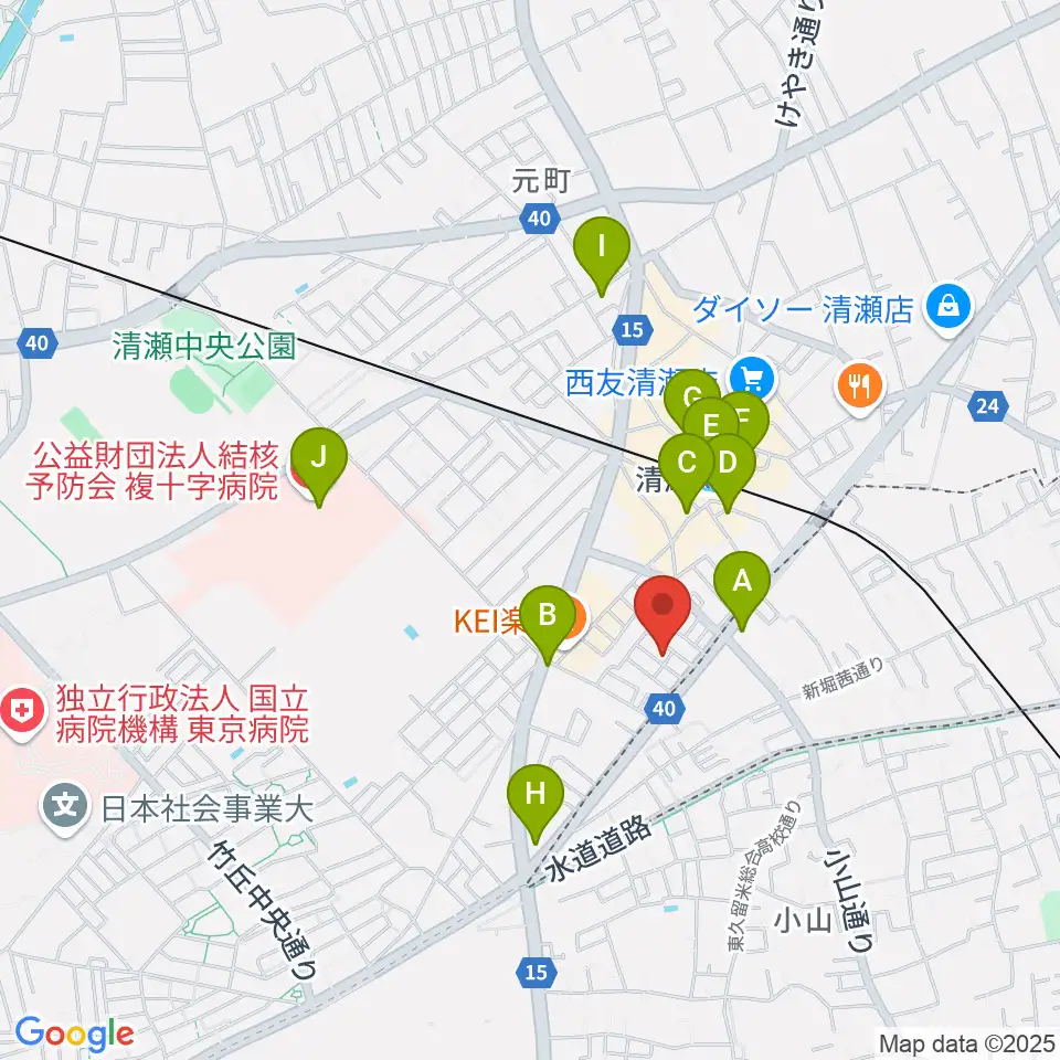 Studio Win周辺のコンビニエンスストア一覧地図
