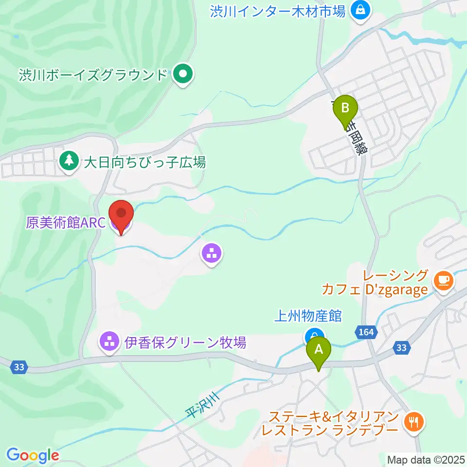 原美術館ARC周辺のコンビニエンスストア一覧地図
