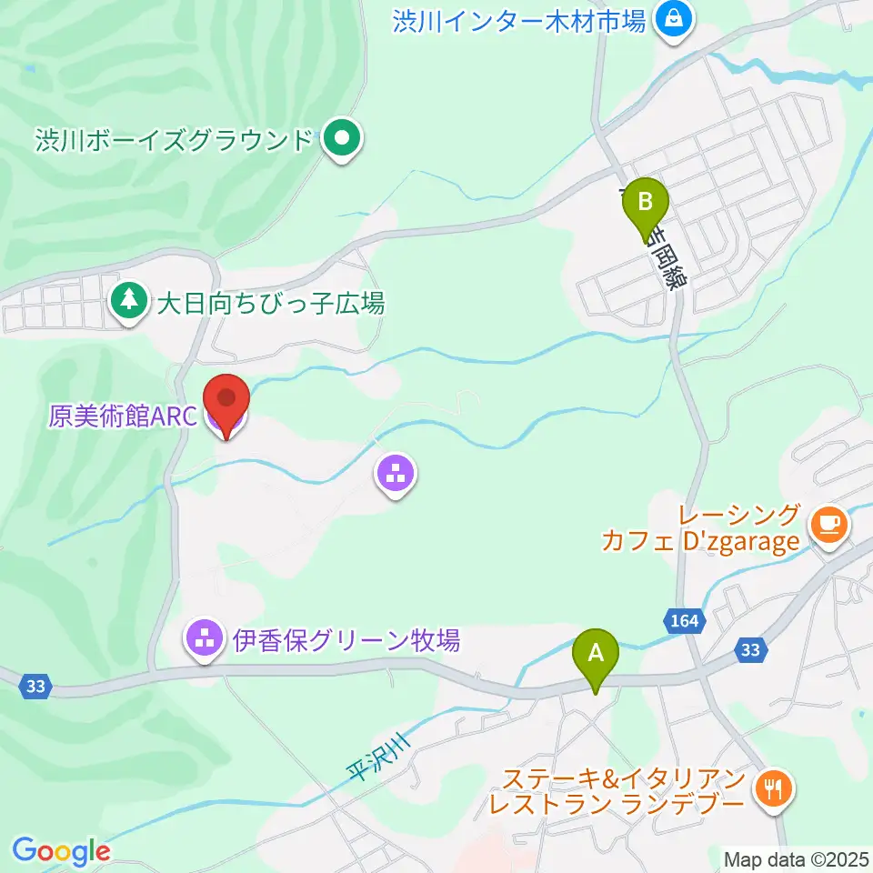 原美術館ARC周辺のコンビニエンスストア一覧地図