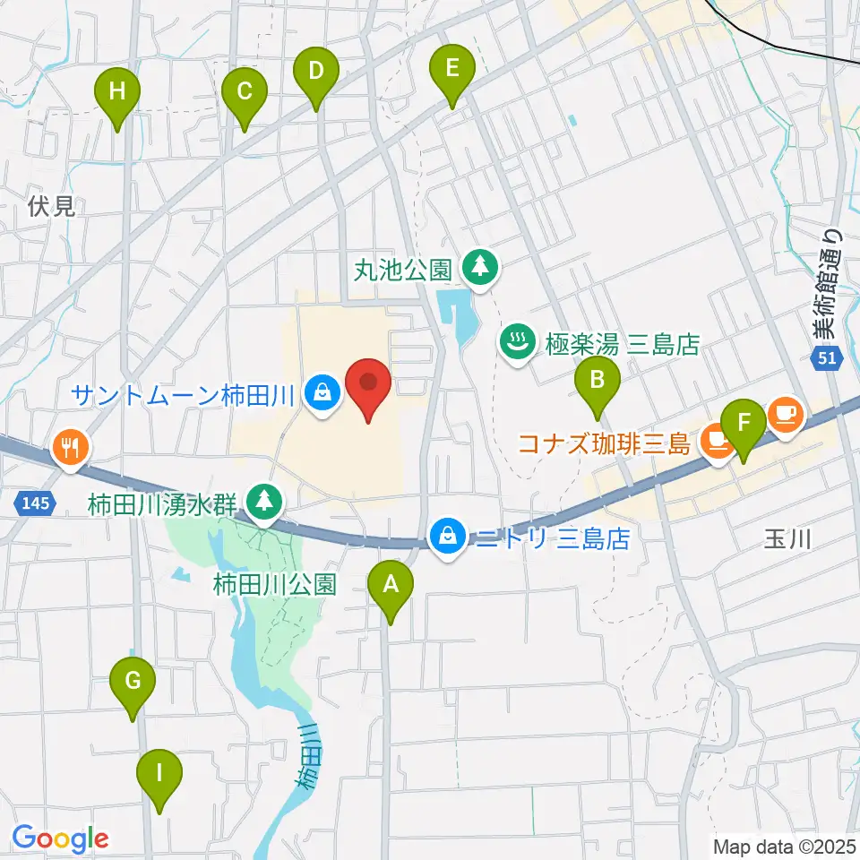 シネプラザサントムーン周辺のコンビニエンスストア一覧地図