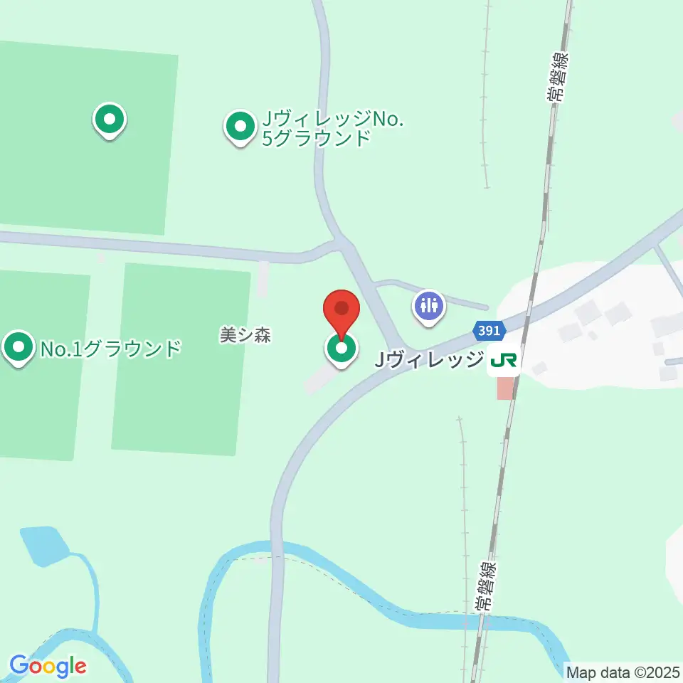 Jヴィレッジ周辺のコンビニエンスストア一覧地図