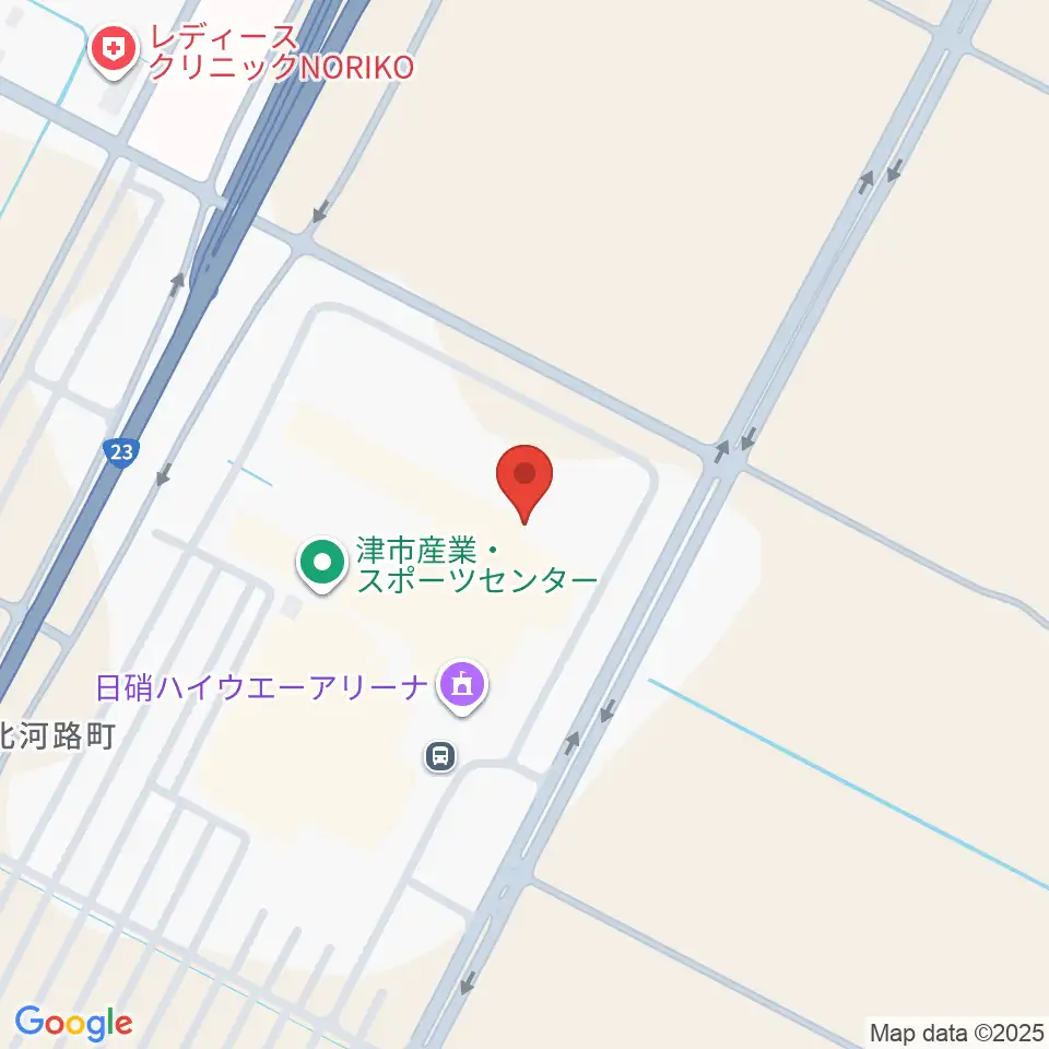 NHW三重武道館周辺のコンビニエンスストア一覧地図