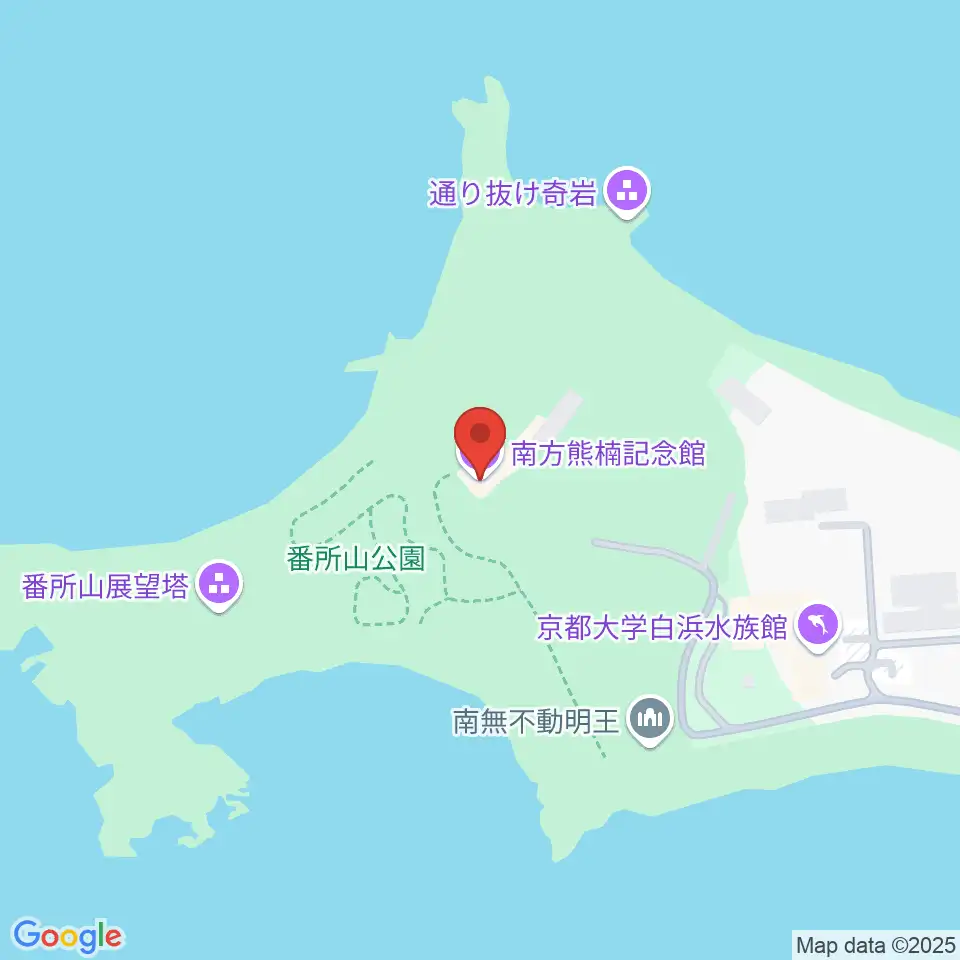南方熊楠記念館周辺のコンビニエンスストア一覧地図